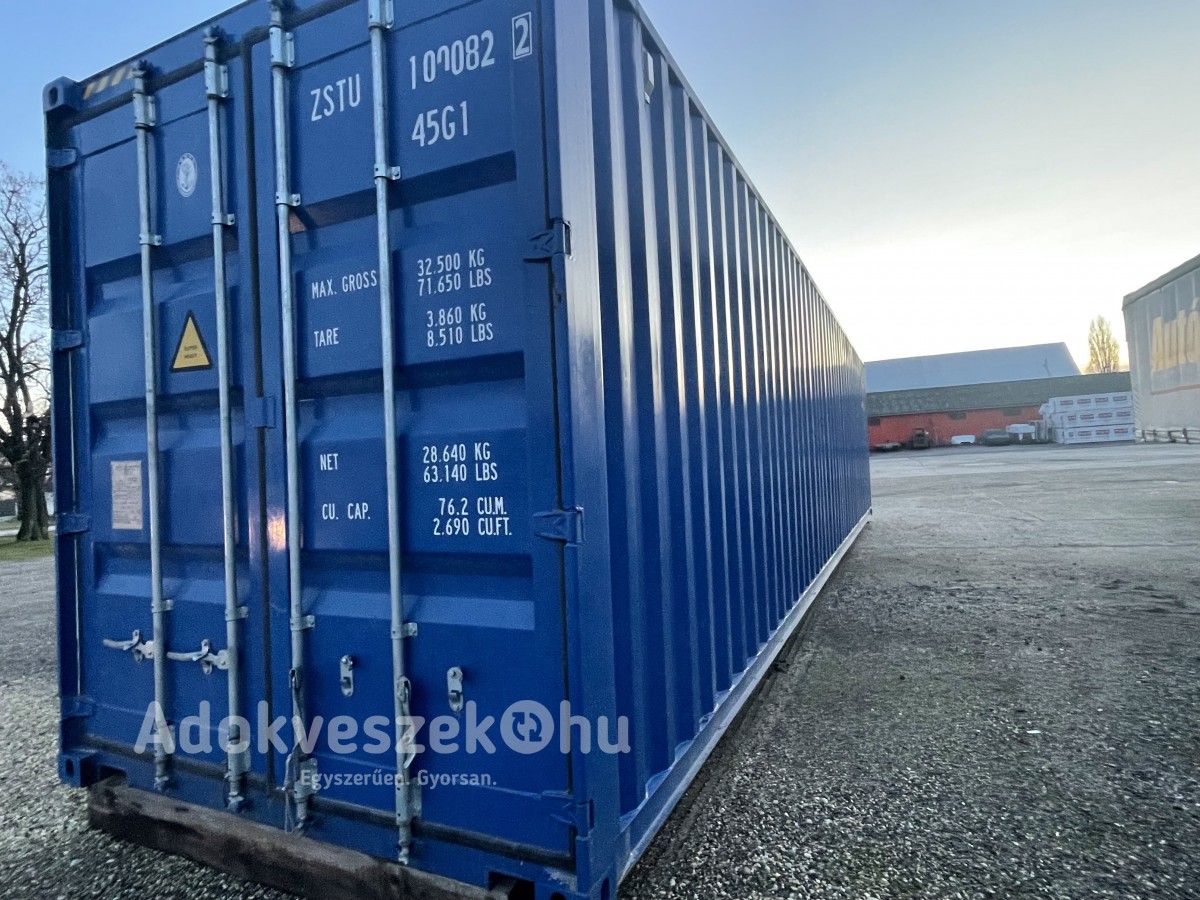 Eladó több 40 HC tengeri konténer