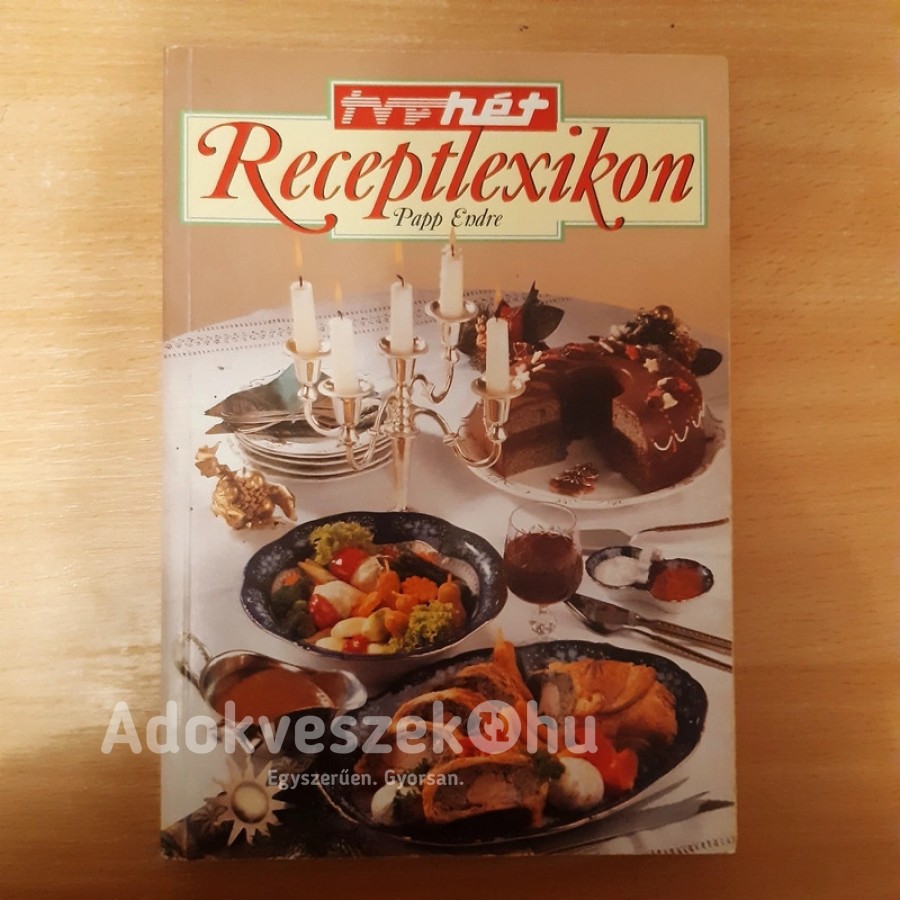 Régi recept könyv csomag