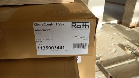 Roth Duopex S5 és Roth ClimaComfort S5+ padlófűtéscső