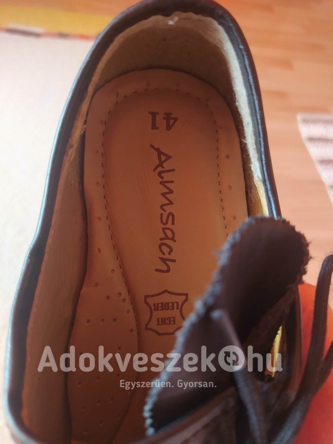 41-es Férfi Almsach marha bőr cipő