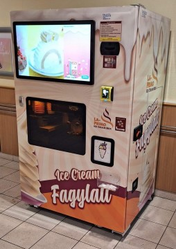 La-Primo automata fagylaltgép kezelőszemélyzet nélküli