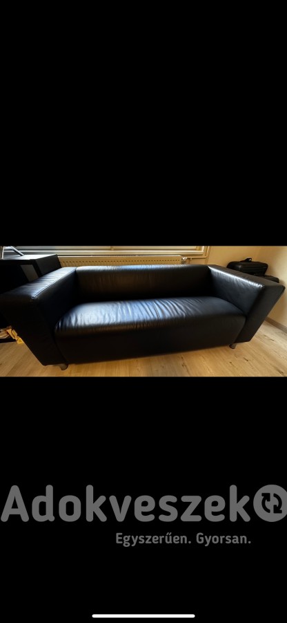 IKEA-s fekete kanapé kihasználatlanság miatt eladó