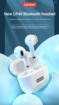 Új, LENOVO®  thinkplus LP40 Pro Bluetooth 5.1 fülhallgató...