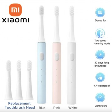 Új, Xiaomi®T100 Elektromos fogkefe USB töltés, IPX7 Vízállóság...