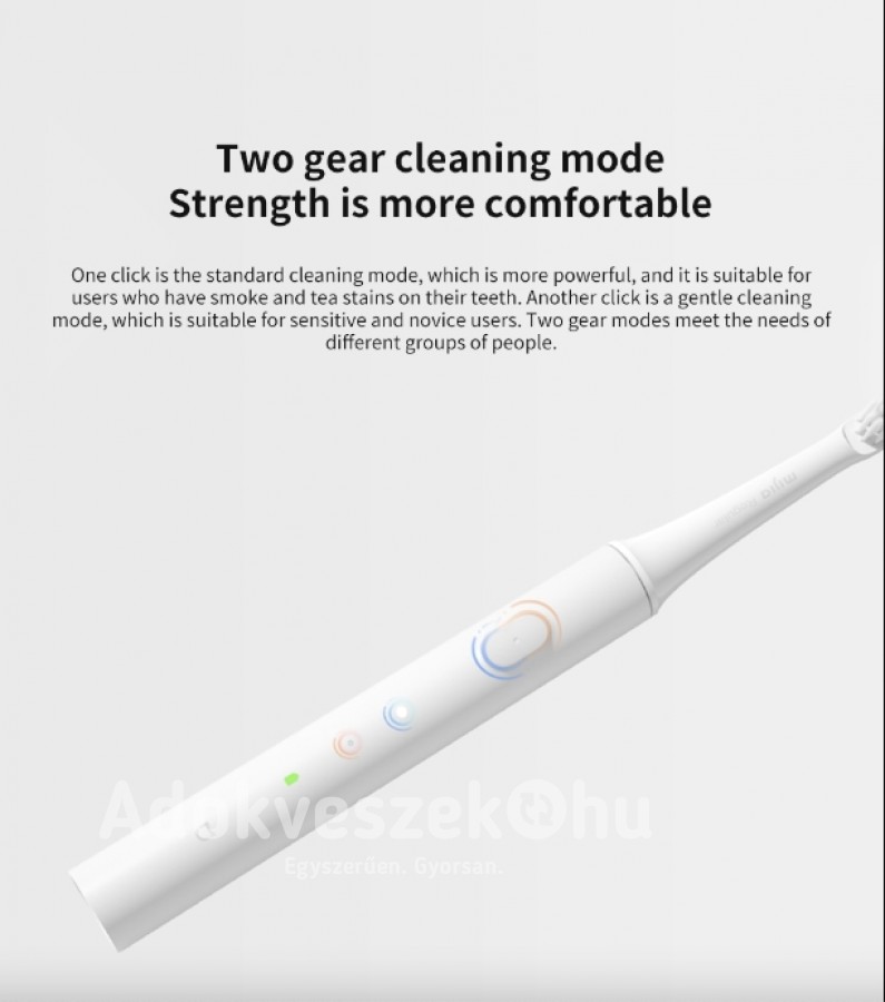 Új, Xiaomi®T100 Elektromos fogkefe USB töltés, IPX7 Vízállóság remek áron!