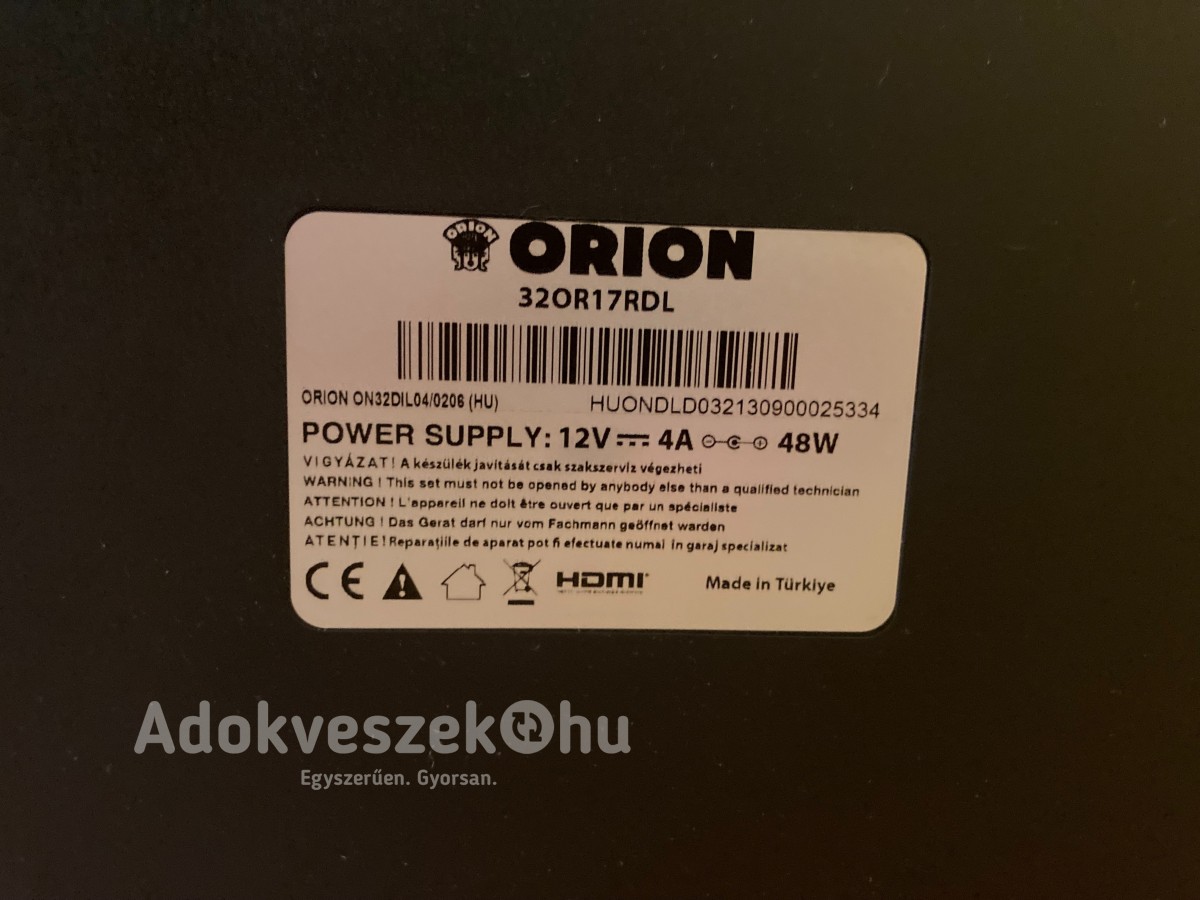 Orion 32OR17Rdl LED 81 cm HD Ready Televízió