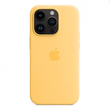 Apple iPhone 14 Pro Silicone Case with MagSafe, sunglow