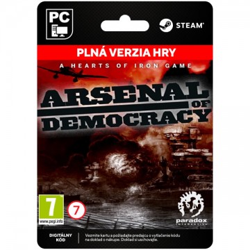 Arsenal of Democracy: A Hearts of Iron Game [Steam] - PC