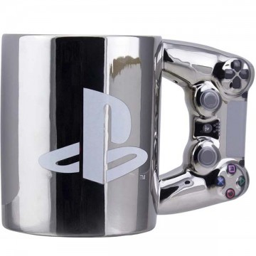 Bögre Playstation Controller Silver DS4 (PlayStation)