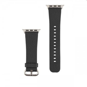 Bőr óraszíj COTEetCI Leather  Apple Watch 38/40/41mm, fekete