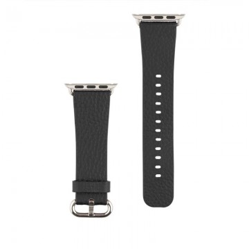 Bőr óraszíj COTEetCI Leather  Apple Watch 42/44/45mm, fekete