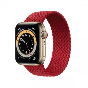 COTEetCI nylon karkötő 145 mm for Apple Watch 42/44/45 mm, piros