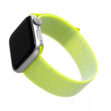 FIXED Nylon szíj for Apple Watch 42/44/45 mm, zöld