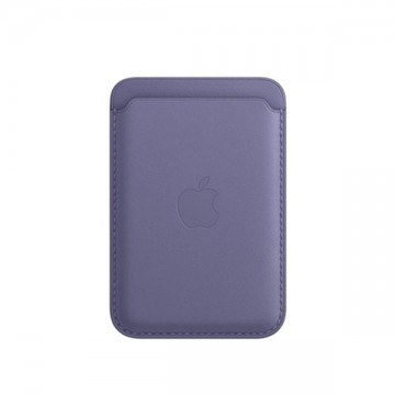 iPhone Leather Wallet with MagSafe, wisteria