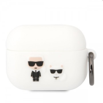 Karl Lagerfeld and Choupette szilikontok for Apple Airpods Pro, fehér