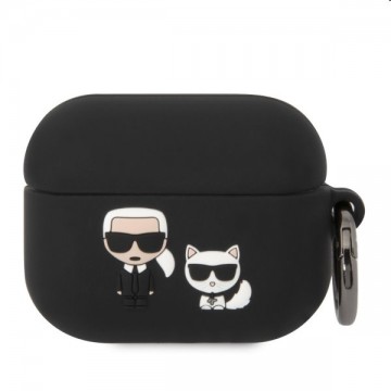 Karl Lagerfeld and Choupette szilikontok for Apple Airpods Pro, fekete