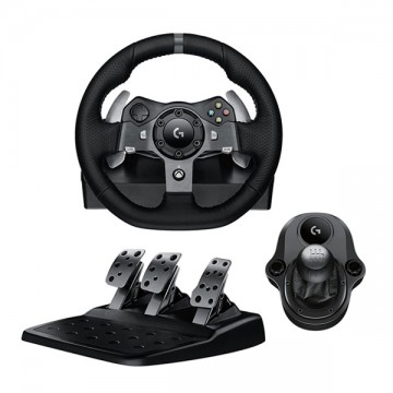 Logitech G920 Driving Force Racing Wheel + Logitech Driving Force...