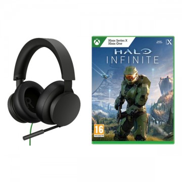 Microsoft Xbox Wired Headset + Halo Infinite