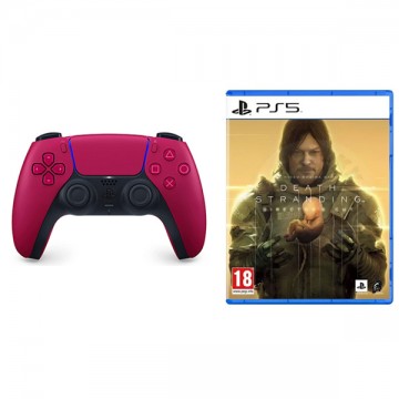 PlayStation 5 DualSense Wireless Controller, cosmic red + Death...