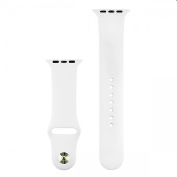 Szilikon óraszíj COTEetCI  Apple Watch 42/44/45mm, fehér