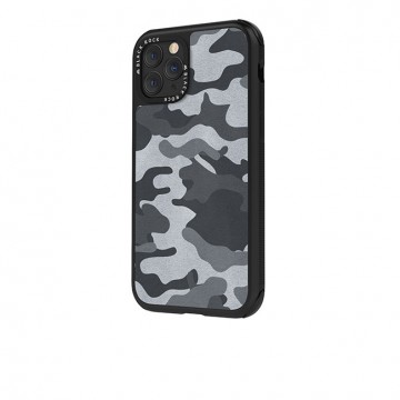 Tok Black Rock Robust Real Leather Camo for Apple iPhone 11 Pro, Black