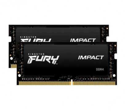 32GB 2666MHz DDR4 RAM Kingston Fury Impact notebook memória CL16 ...