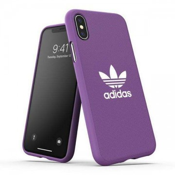Adidas öntött tok vászon iPhone X / XS lila / lila 33330