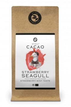 Alveus Cacao Strawberry Seagull Eper - Menta ízű kakaó - por , 125...