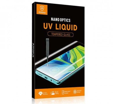 AMORUS UV LIQUID képernyővédő üveg (3D full cover, íves,...