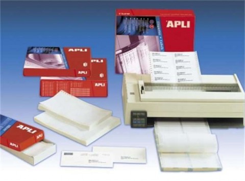 APLI Etikett, mátrixnyomtatókhoz, 1 pályás, 88,9x48,7 mm, APLI,...