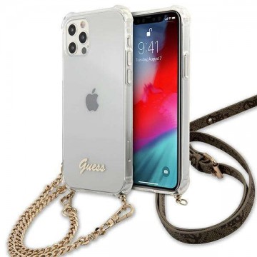 Apple iPhone 12 / 12 Pro - Guess 4G Gold Chain eredeti Guess tele...