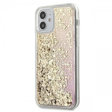 Apple iPhone 12 Mini Guess Gradient - Liquid Glitter Hátlap tok -...