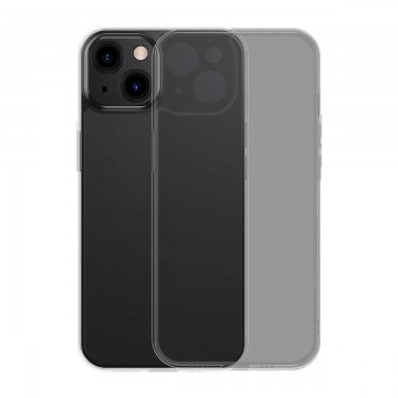 Baseus Frosted Glass tok iPhone 13 Kemény borítás géltok fekete...