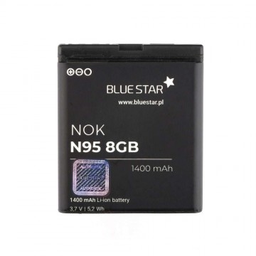 BlueStar Nokia N95 8GB BL-6F utángyártott akkumulátor 1400mAh