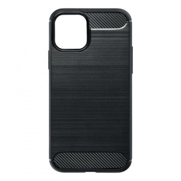 Carbon Fiber iPhone 11 Pro Max (6,5") fekete szilikon tok