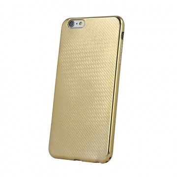 Carbon Samsung G930 Galaxy S7 arany szilikon tok