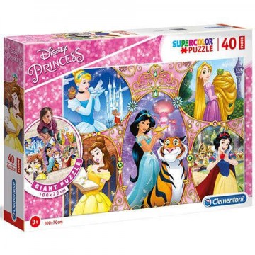 Clementoni Disney hercegnők 40db-os padló puzzle (25463C)