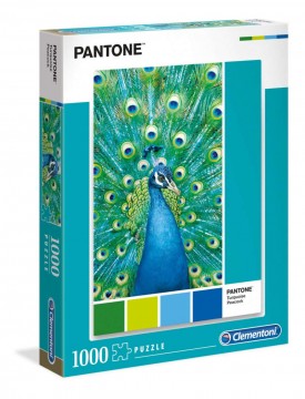 Clementoni Pantone Türkiz páva 1000db-os puzzle (39495)