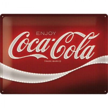 Coca Cola – Logo Red Lights Fémtábla