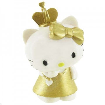 Comansi Hello Kitty játékfigura arany ruhában (Y99983)