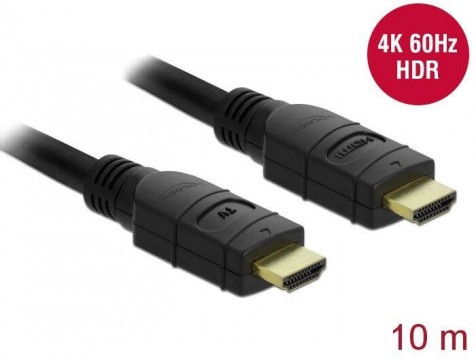 Delock Aktív HDMI kábel 4K, 60 Hz, 10m (85284)