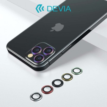 Devia iPhone 12 Pro (6,1") arany kamera lencsevédő üvegfólia