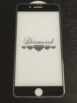 Diamond iPhone 7 Plus / 8 Plus (5,5") fekete-ezüst 3D előlapi...