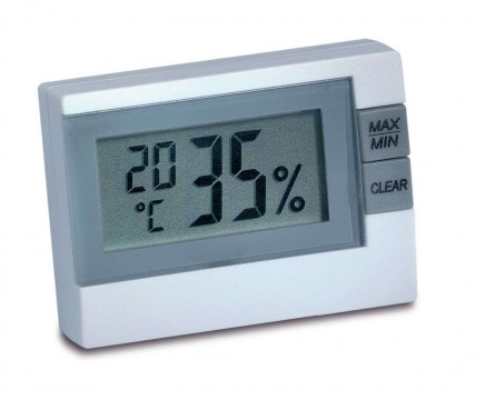 Digitális hőmérő páratartalom mérővel, fehér 30.5005.02