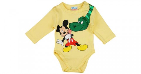 Disney Baby hosszú ujjú 98cm sárga - Mickey/dínó