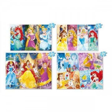 Disney Hercegnők - 4 az 1-ben puzzle - Clementoni