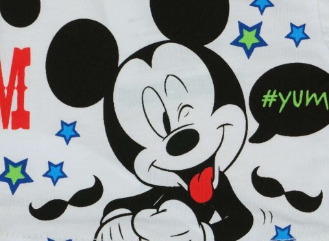 Disney Mickey rövid ujjú kombidressz Bajusz fehér