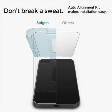 Edzett Üveg Spigen Glass.Tr ?EZ Fit? 2-Pack iPhone 12 Pro / iPhon...