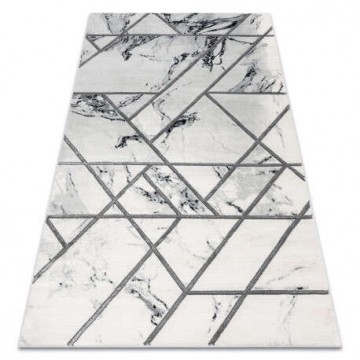 EMERALD szőnyeg 0085 glamour, elegáns márvány, geometriai fehér...