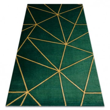EMERALD szőnyeg 1013 glamour, elegáns geometriai üveg zöld /...